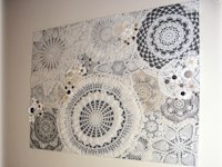Coloradolady Crochet Doily Wall Art